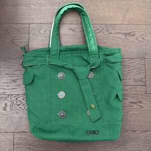 OGIO Hamptons Kelly Green Laptop Tote Travel Bag 15" Laptop Lined Pockets